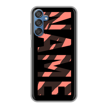 Силиконовый чехол на Samsung Galaxy M15 5G с принтом NAME