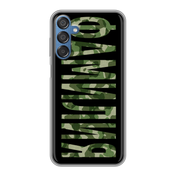 Силиконовый чехол на Samsung Galaxy M15 5G с принтом ФАМИЛИЯ