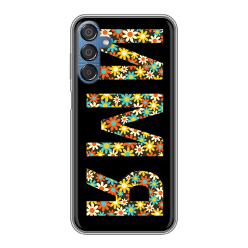 Силиконовый чехол на Samsung Galaxy M15 5G с принтом ИМЯ