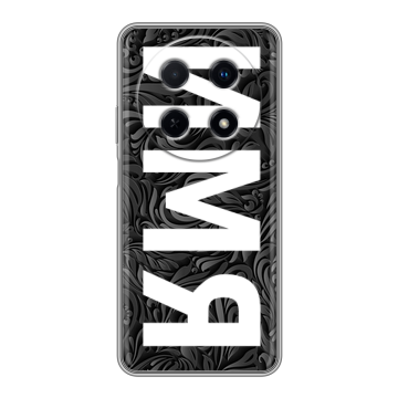 Силиконовый чехол на Huawei Nova 12i с принтом ИМЯ
