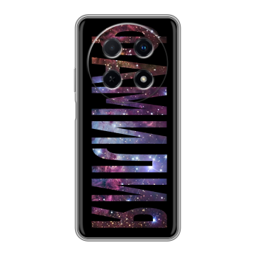Силиконовый чехол на Huawei Nova 12i с принтом ФАМИЛИЯ