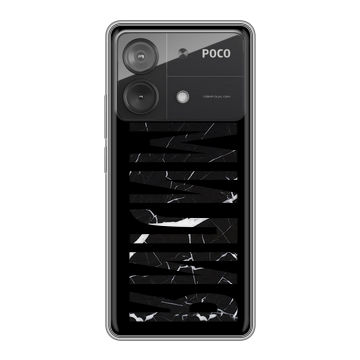Силиконовый чехол на Xiaomi Poco X6 Neo с принтом ФАМИЛИЯ