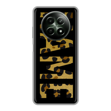 Силиконовый чехол на Realme 12 5G с принтом NAME