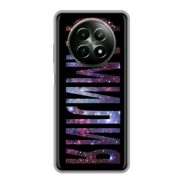 Силиконовый чехол на Realme 12 5G с принтом ФАМИЛИЯ