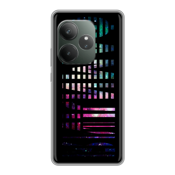 Силиконовый чехол на Realme GT Neo 6 SE с принтом ФАМИЛИЯ