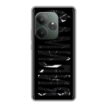 Силиконовый чехол на Realme GT Neo 6 SE с принтом ФАМИЛИЯ
