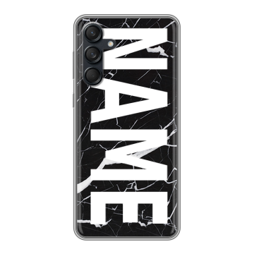 Силиконовый чехол на Samsung Galaxy M55 с принтом NAME