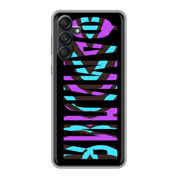 Силиконовый чехол на Samsung Galaxy M55 с принтом ФАМИЛИЯ