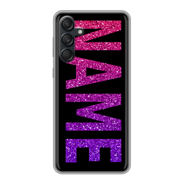 Силиконовый чехол на Samsung Galaxy M55 с принтом NAME