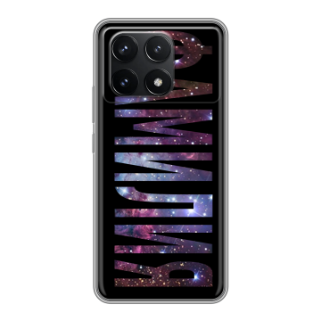 Силиконовый чехол на Xiaomi Poco F6 Pro с принтом ФАМИЛИЯ