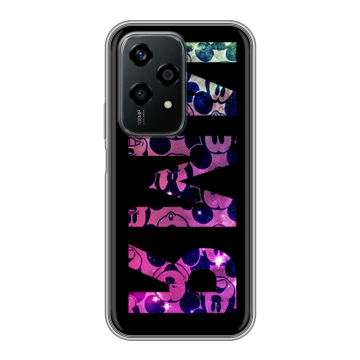 Силиконовый чехол на Honor 200 Lite с принтом ИМЯ