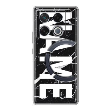 Силиконовый чехол на Infinix GT 20 Pro с принтом NAME