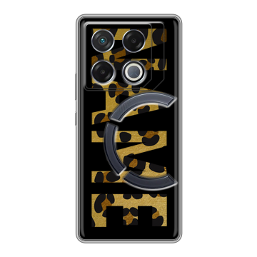 Силиконовый чехол на Infinix GT 20 Pro с принтом NAME