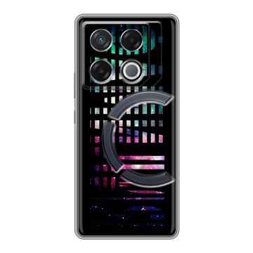 Силиконовый чехол на Infinix GT 20 Pro с принтом ФАМИЛИЯ