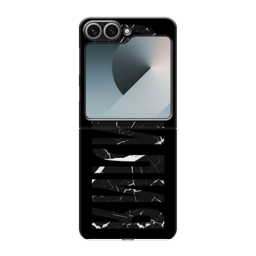 Пластиковый чехол на Samsung Galaxy Z Flip 6 с принтом ФАМИЛИЯ