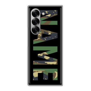 Пластиковый чехол на Samsung Galaxy Z Fold 6 с принтом NAME