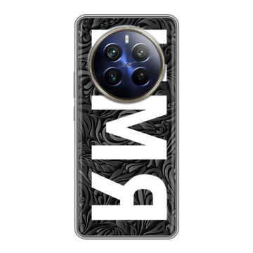 Силиконовый чехол на Realme 12 4G с принтом ИМЯ