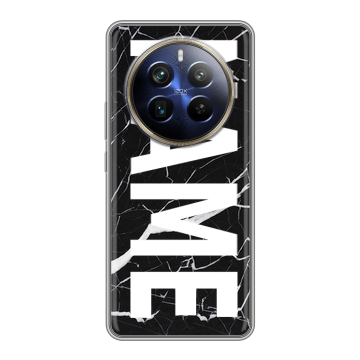 Силиконовый чехол на Realme 12 4G с принтом NAME