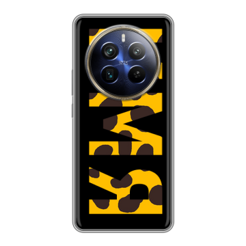 Силиконовый чехол на Realme 12 4G с принтом ИМЯ