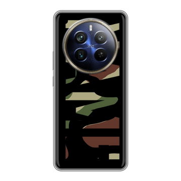 Силиконовый чехол на Realme 12 4G с принтом NAME