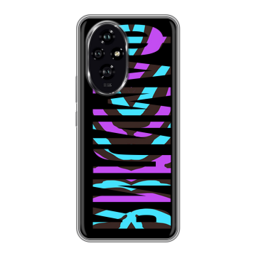 Силиконовый чехол на Honor 200 с принтом ФАМИЛИЯ