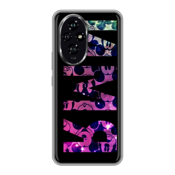 Силиконовый чехол на Honor 200 с принтом ИМЯ
