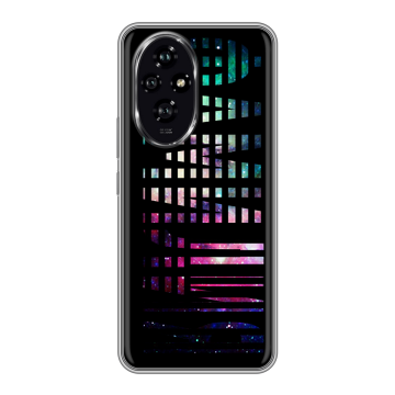 Силиконовый чехол на Honor 200 с принтом ФАМИЛИЯ