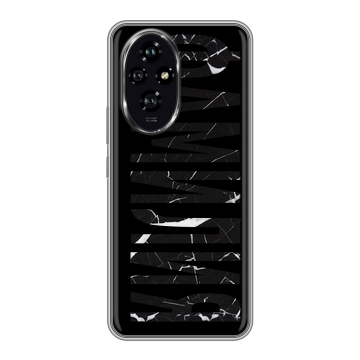 Силиконовый чехол на Honor 200 с принтом ФАМИЛИЯ