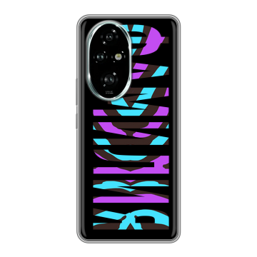 Силиконовый чехол на Honor 200 Pro с принтом ФАМИЛИЯ