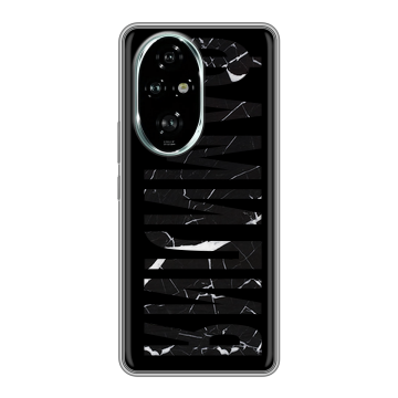 Силиконовый чехол на Honor 200 Pro с принтом ФАМИЛИЯ