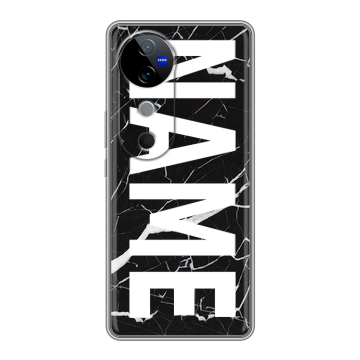 Силиконовый чехол на Vivo V40 5G с принтом NAME