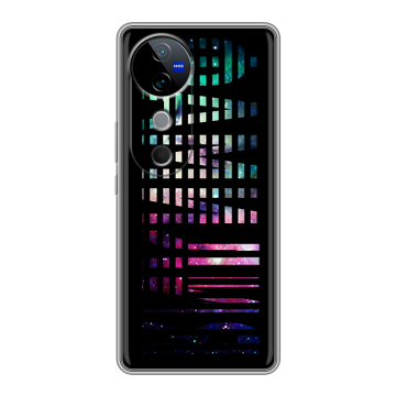 Силиконовый чехол на Vivo V40 5G с принтом ФАМИЛИЯ