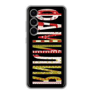 Силиконовый чехол на Samsung Galaxy S24 FE с принтом ФАМИЛИЯ