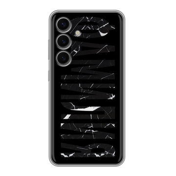 Силиконовый чехол на Samsung Galaxy S24 FE с принтом ФАМИЛИЯ