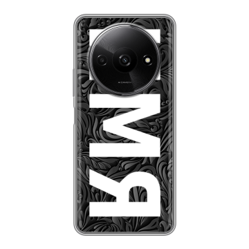Силиконовый чехол на Redmi A3x с принтом ИМЯ