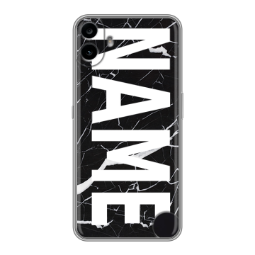 Силиконовый чехол на Nothing CMF Phone 1 с принтом NAME