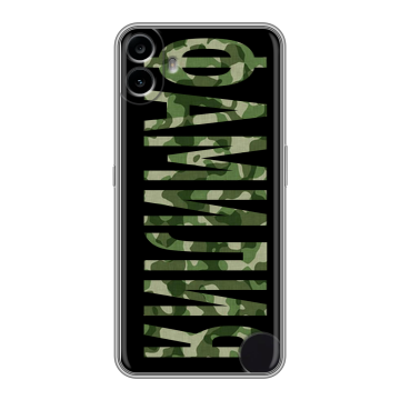 Силиконовый чехол на Nothing CMF Phone 1 с принтом ФАМИЛИЯ