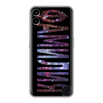 Силиконовый чехол на Nothing CMF Phone 1 с принтом ФАМИЛИЯ