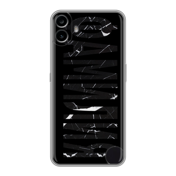 Силиконовый чехол на Nothing CMF Phone 1 с принтом ФАМИЛИЯ