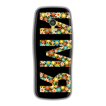 Силиконовый чехол на Nokia 3210 4G с принтом ИМЯ