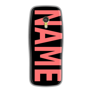 Силиконовый чехол на Nokia 3210 4G с принтом NAME