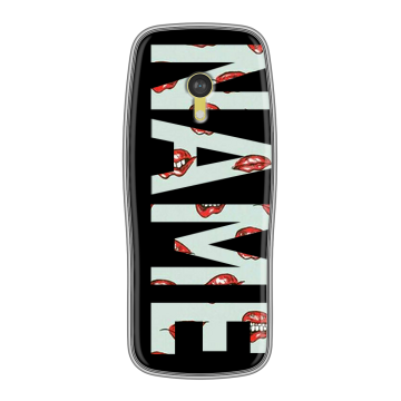 Силиконовый чехол на Nokia 3210 4G с принтом NAME