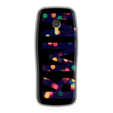 Силиконовый чехол на Nokia 3210 4G с принтом ИМЯ
