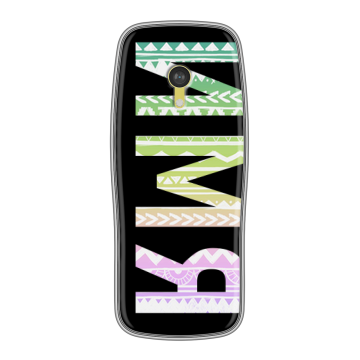 Силиконовый чехол на Nokia 3210 4G с принтом ИМЯ