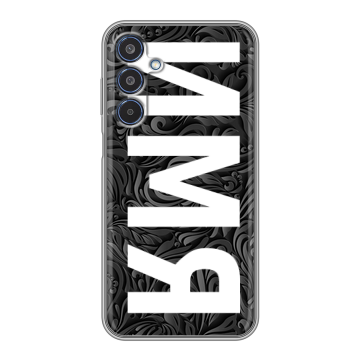 Силиконовый чехол на Samsung Galaxy M35 с принтом ИМЯ