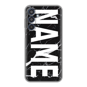 Силиконовый чехол на Samsung Galaxy M35 с принтом NAME