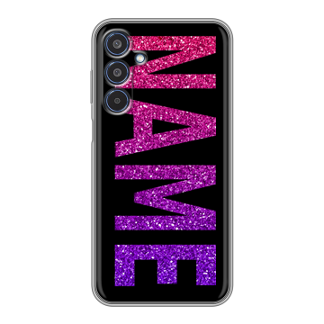Силиконовый чехол на Samsung Galaxy M35 с принтом NAME