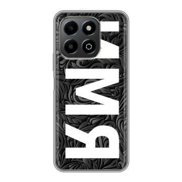 Силиконовый чехол на Honor X6b с принтом ИМЯ