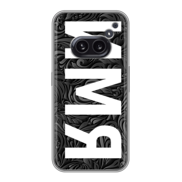 Силиконовый чехол на Nothing Phone (2a) Plus с принтом ИМЯ