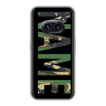 Силиконовый чехол на Nothing Phone (2a) Plus с принтом NAME